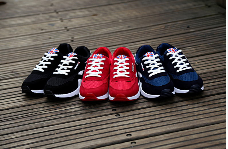 Mesh Thick-Soled Height-Increasing Running Shoes