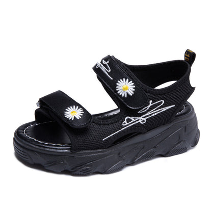 New Velcro Platform Casual Beach Shoes for Women