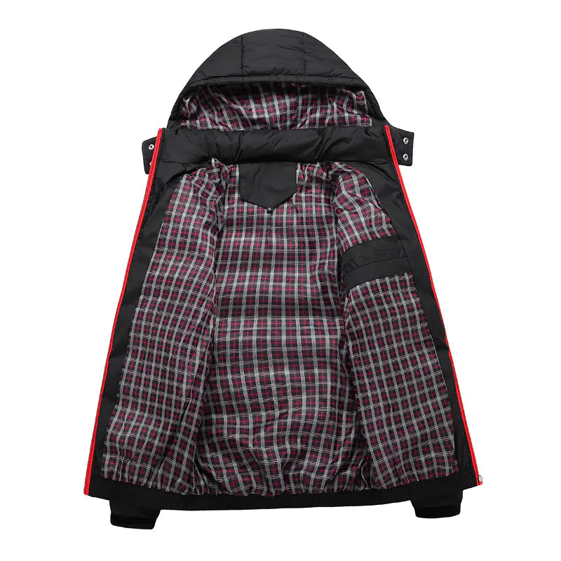 Men's Winter Coat - Stylish Plus Size Cotton Jacket