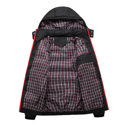 Men's Winter Coat - Stylish Plus Size Cotton Jacket