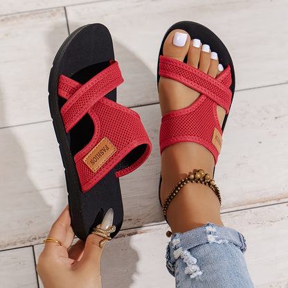 Women's Sporty Slip-On Mesh Sandals
