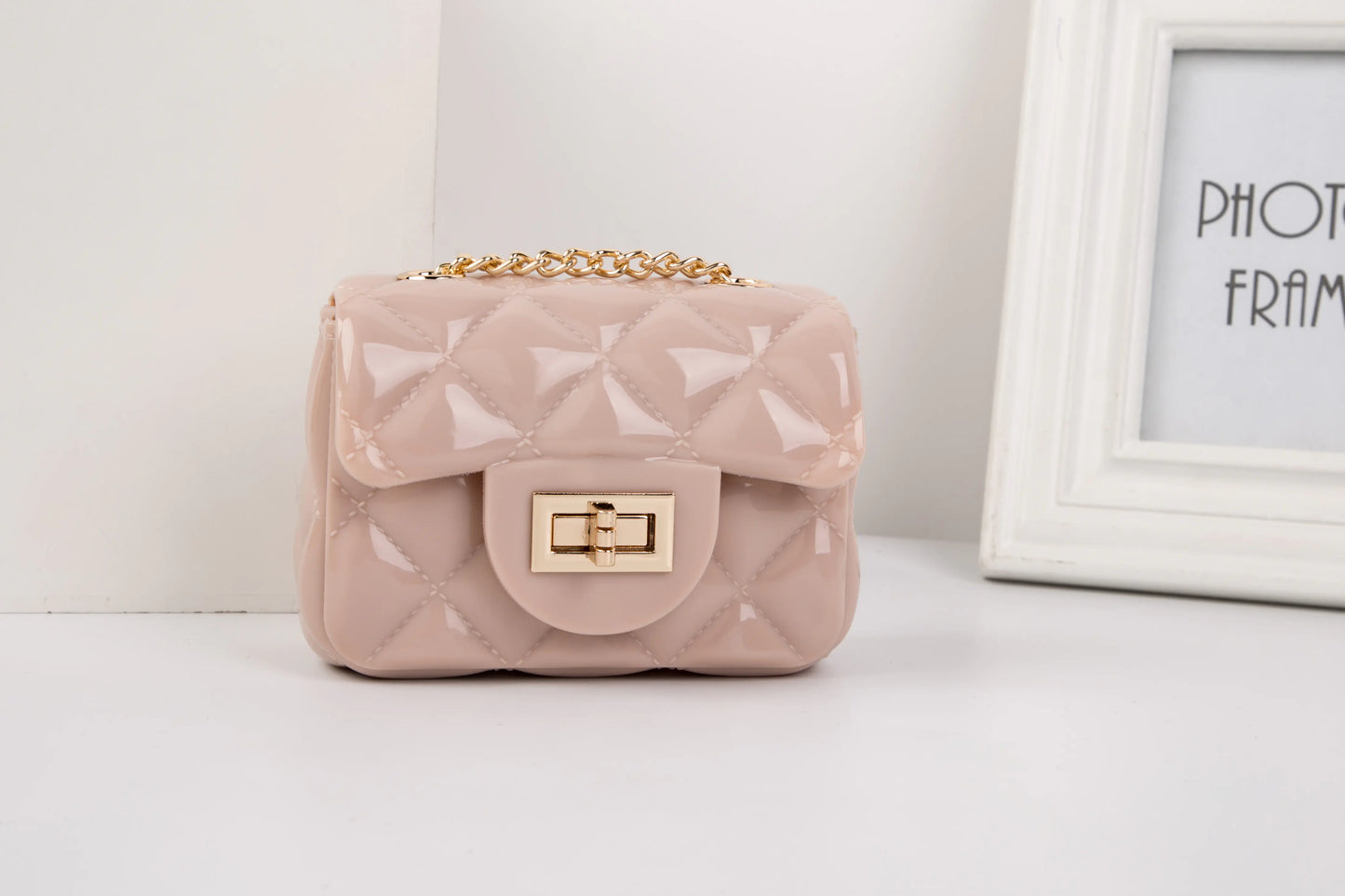 Mini Candy Color Jelly Coin Purse Crossbody Bag