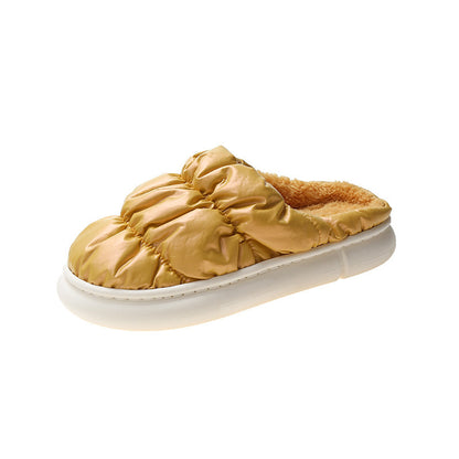 Warm Velvet Cotton Slippers for Women - New Style