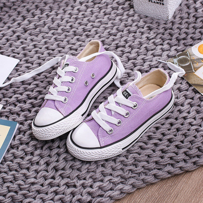 Lace-Up White Shoes for Kids