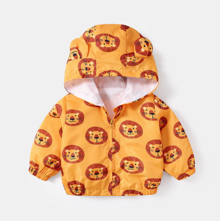 Cartoon Fleece Baby Jacket for Boys  Fall/Winter Wear