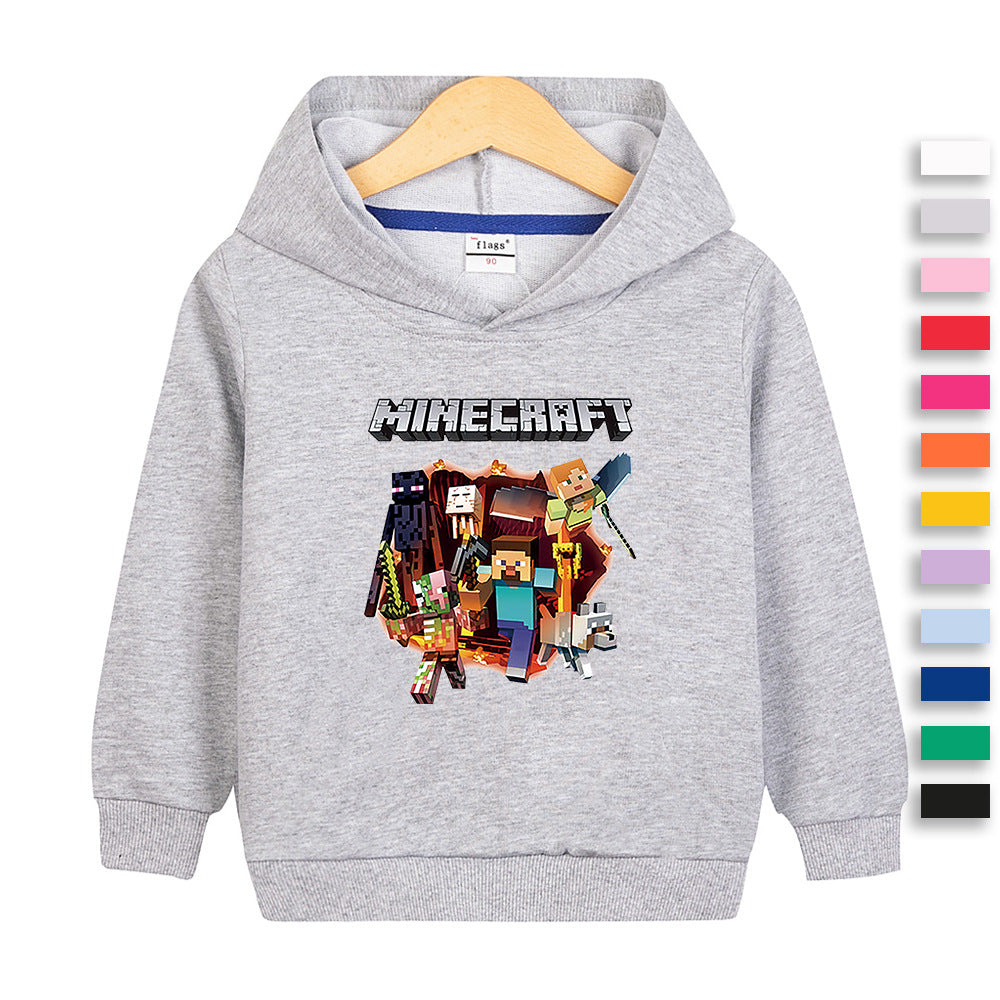 Boys' Hooded Sweatshirts - Pure Cotton Casual Tops