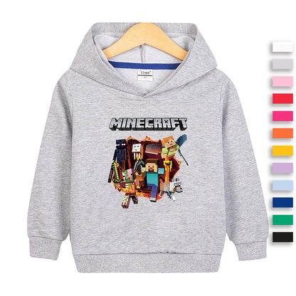 Boys' Hooded Sweatshirts - Pure Cotton Casual Tops