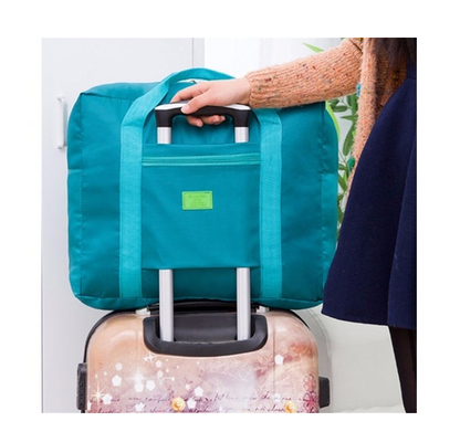 Large Capacity Printed Travel Tote Bag (Foldable)