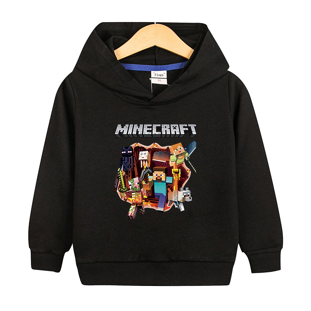 Boys' Hooded Sweatshirts - Pure Cotton Casual Tops