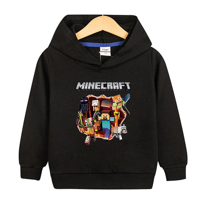 Boys' Hooded Sweatshirts - Pure Cotton Casual Tops