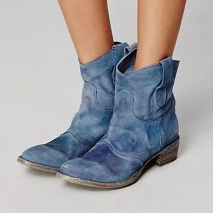 Heel Low Martin Boots