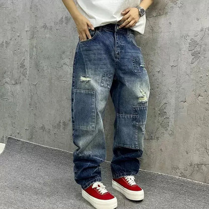 Fashion Loose Straight Harem Pants