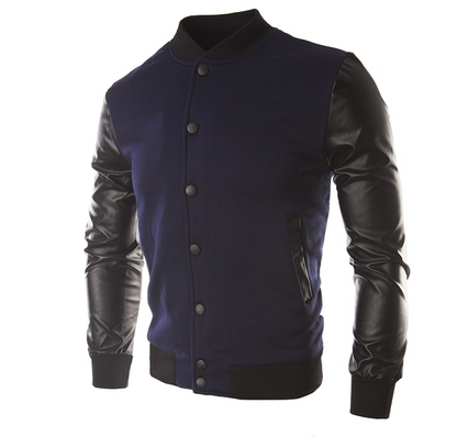 Plus Size Baseball Jacket for Men