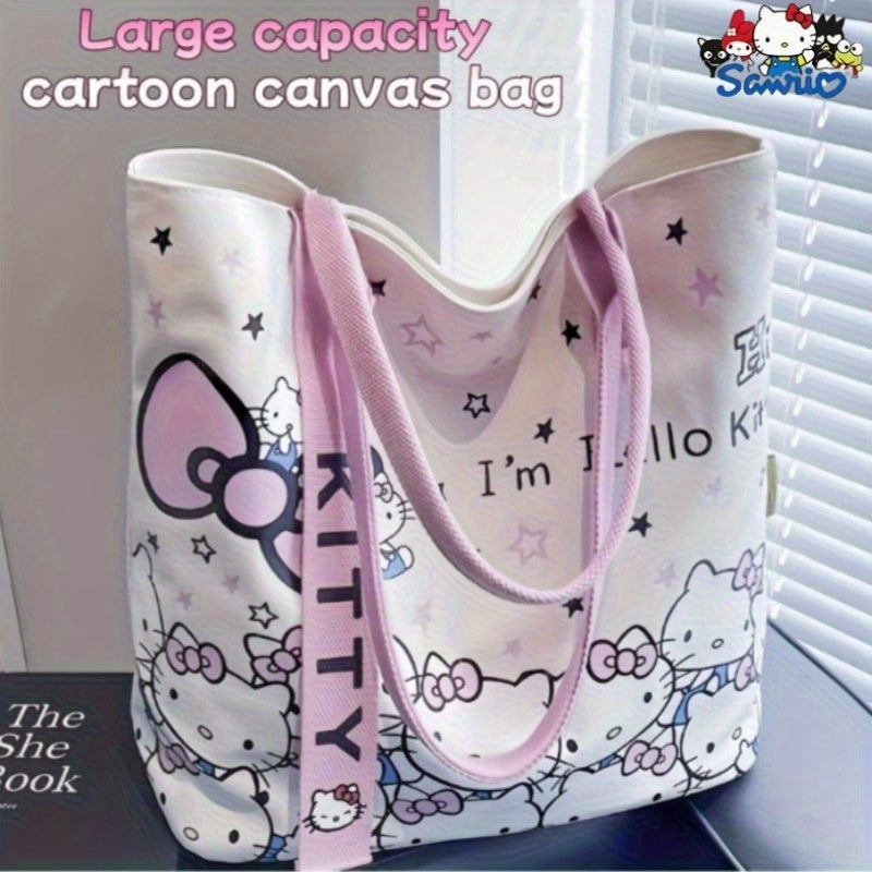 Sanrio Official Hello Kitty Women's Large Capacity Tote Bag