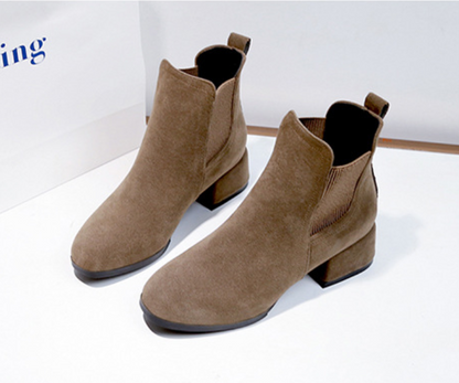 Chelsea Ankle Boots for Women - Fashionable Pointed Heels