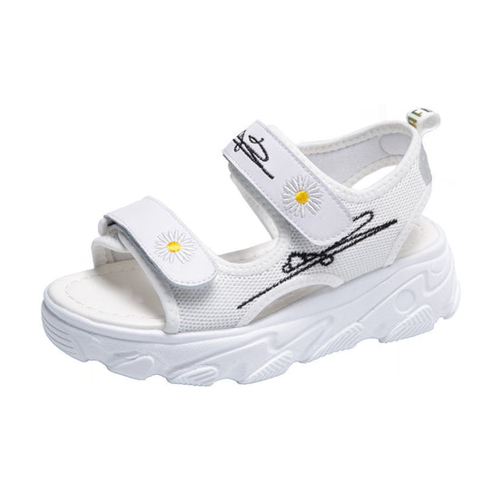 New Velcro Platform Casual Beach Shoes for Women