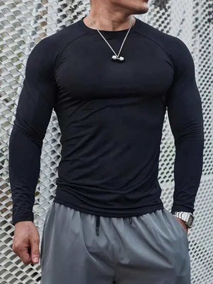 Men T-shirt  Sport Tees Gym Fitness Shirt Tops