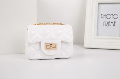 Mini Candy Color Jelly Coin Purse Crossbody Bag