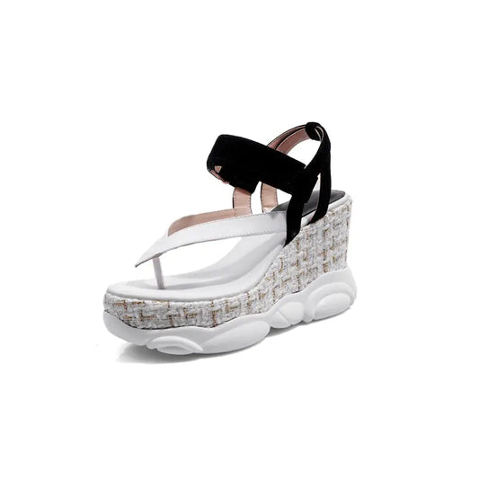 Waterproof Platform Slope Heel Colorful Women's Sandals