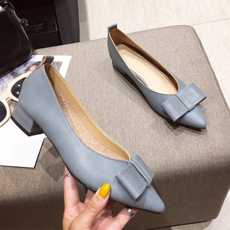 Spring New Pointed Toe High Heel Mary Jane Shoes