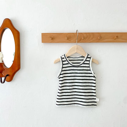 Baby Stripes Sleeveless Vests for Toddlers and Infants