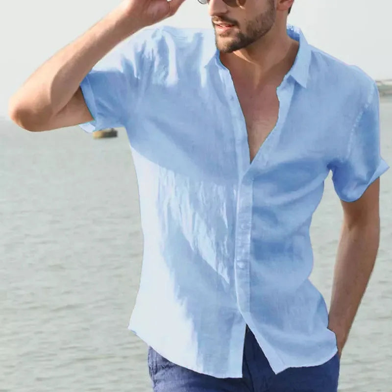 Short-Sleeved Men's Shirts