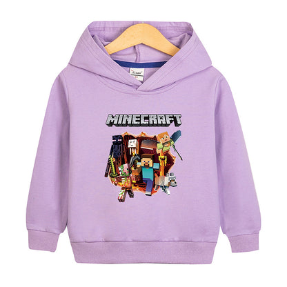 Boys' Hooded Sweatshirts - Pure Cotton Casual Tops