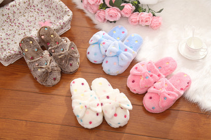 Cute Women's Cotton Slippers for Winter Comfort