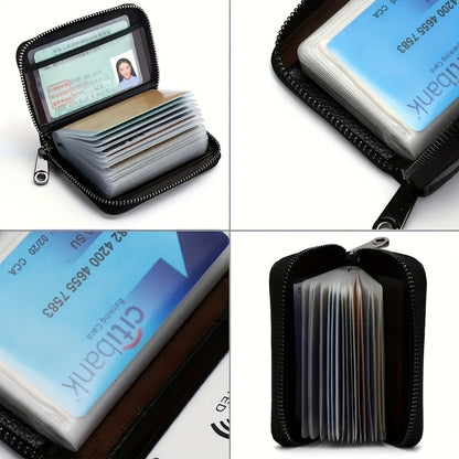 Ultra-Thin RFID Blocking Faux Leather Wallet for Men