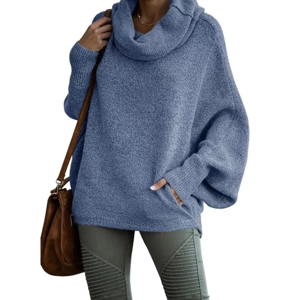 Lantern Loose Long Sleeve Casual Sweater