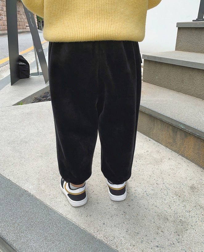 Boy's Velvet Pants