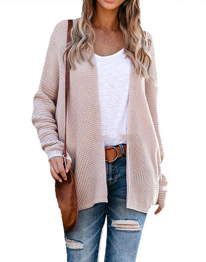 "New Loose Large Size Knitted Cardigan for Women"