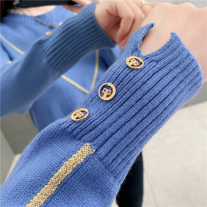 Women's Loose Knit Sweater for Fashion