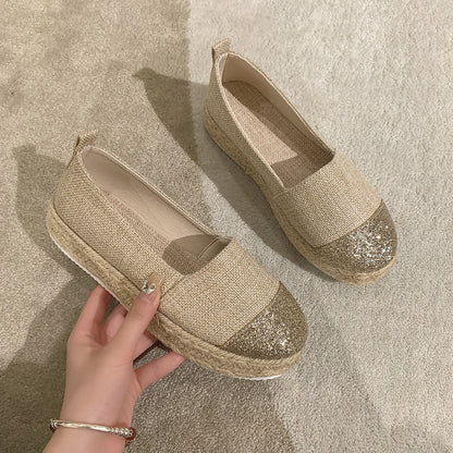 Women's Casual Fisherman Shoes with Thick Sole Design