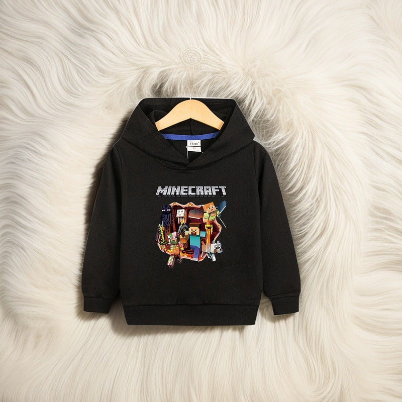 Boys' Hooded Sweatshirts - Pure Cotton Casual Tops