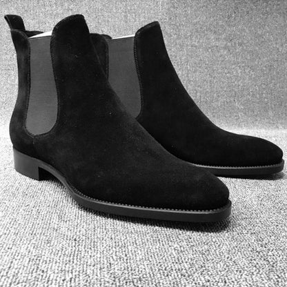 Vintage High-Top Leather Martin Boots for Men