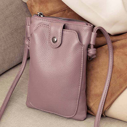 New Cow Leather Mobile Bag for Women