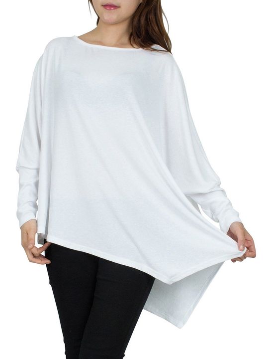 Plus Size Women's Irregular Hem T-Shirt & Hoodie