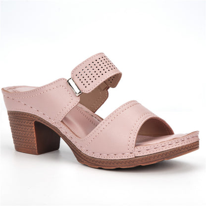 Comfortable Women's High-Heeled Sandals for Summer