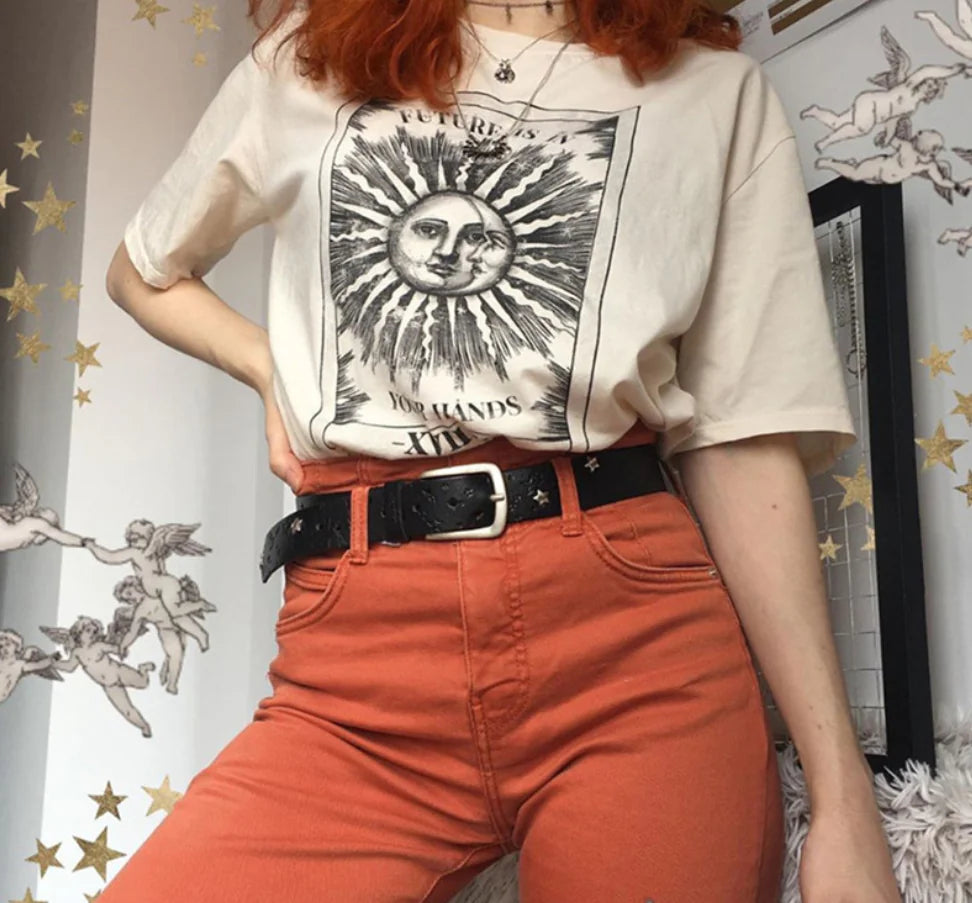 Summer Printed Short Sleeve T-Shirt for Women