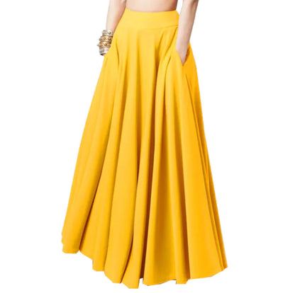 Mini Pleated Skirt, High Waist Half Skirt