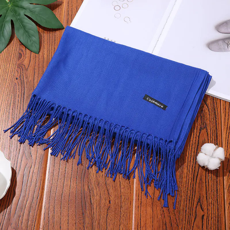Thick Warm Women's Cashmere Feel Scarf for Autumn/Winter