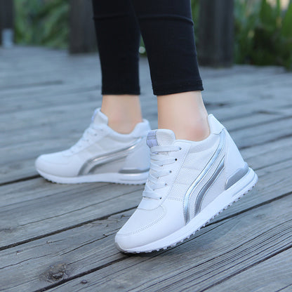 Breathable Height-Increasing Women's Sports Shoes