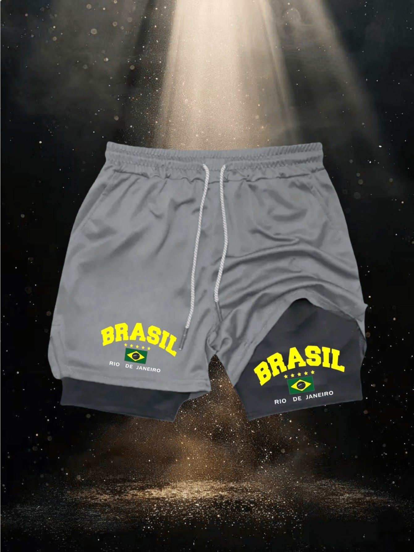 Men's Brazilian-Themed Swim Shorts