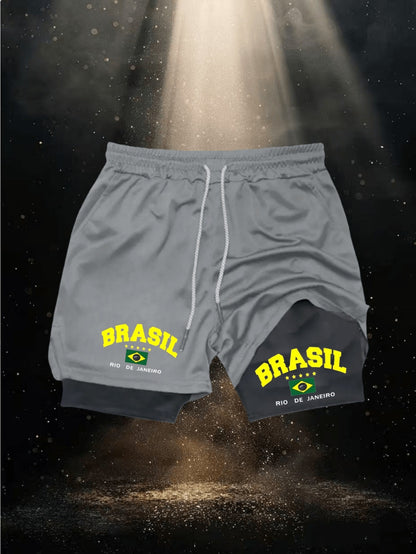 Men's Brazilian-Themed Swim Shorts
