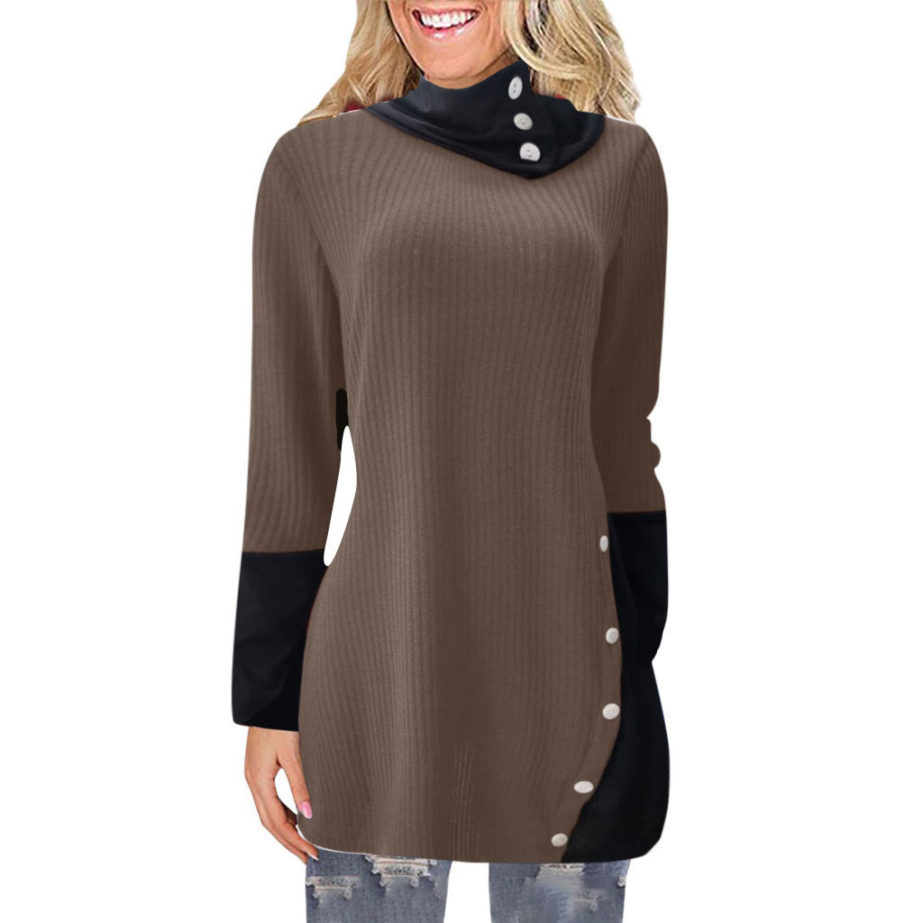 New Long Sleeve Irregular Dress for Women
