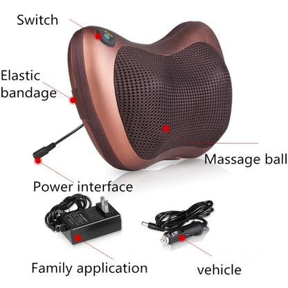 Electric Infrared Heating Kneading Neck Shoulder Back Body Spa Massager