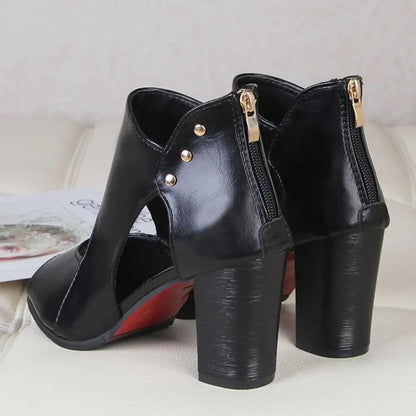 New Fashion Mid-Heel Thick Heel Women's Sandals