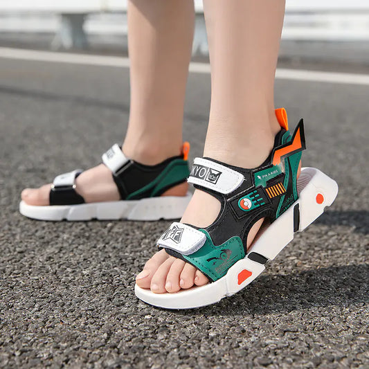 Boys' Summer Cartoon Sandals with Soft Sole