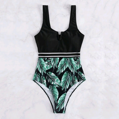 European Sexy Printed Plus Size Swimsuit Bikini